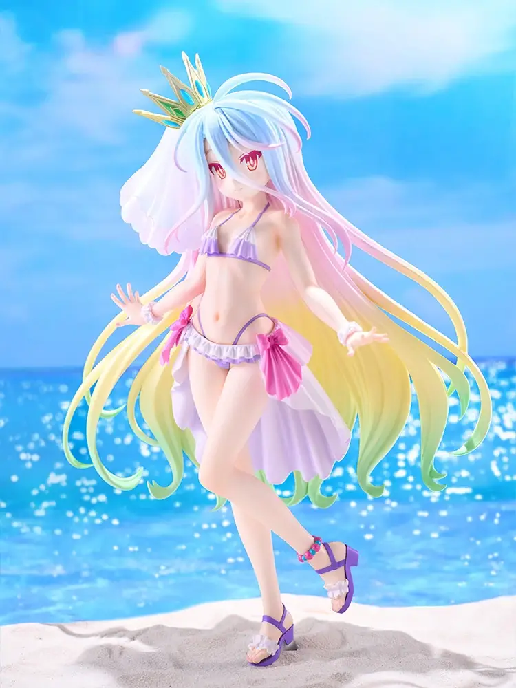 Figurine Shiro Ver. Swimsuit Dress de No Game No Life par FuRyu (Tenitol Tall)